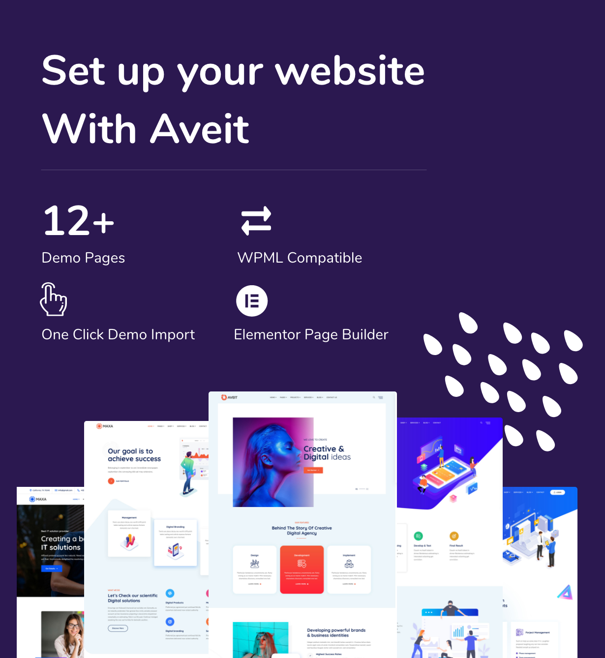 Aveit - Business Solutions Landing Page WordPress Theme 1